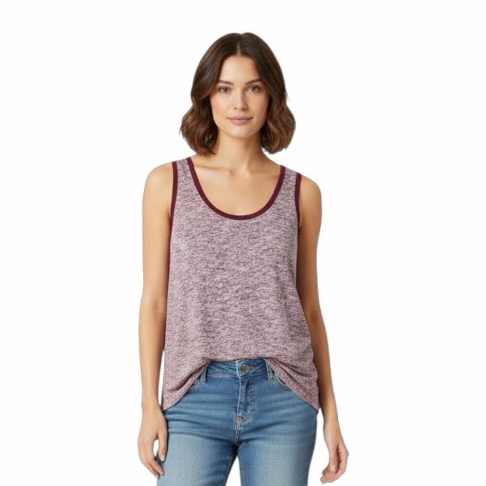EDDIE BAUER Women’s Burgundy Sleeveless Scoop Neck Tank Top Size XS